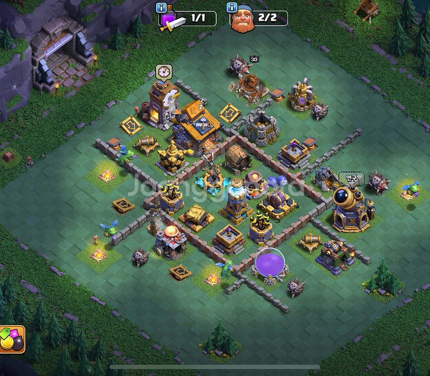클래쉬오브클랜 15홀 풀업 COC15 full--5