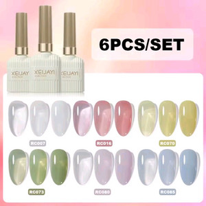 6종_유리알 시럽젤 젤네일 6종세트(15ml *6)