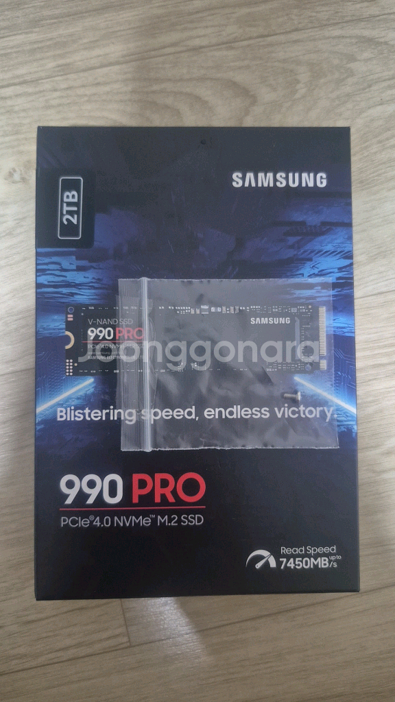 삼성 국내정발 990 pro 2tb 미개봉--0