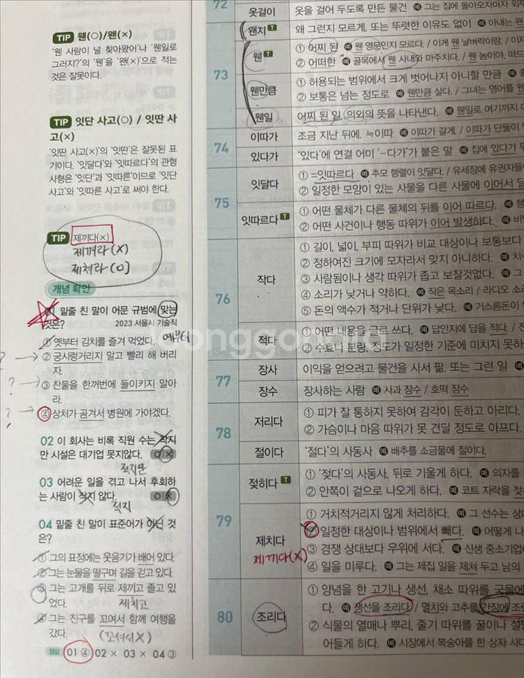 새책9급공무원2025독해알고리즘 선재국어수비니겨기본서--4