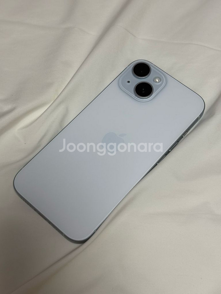 아이폰15 블루 256GB--0
