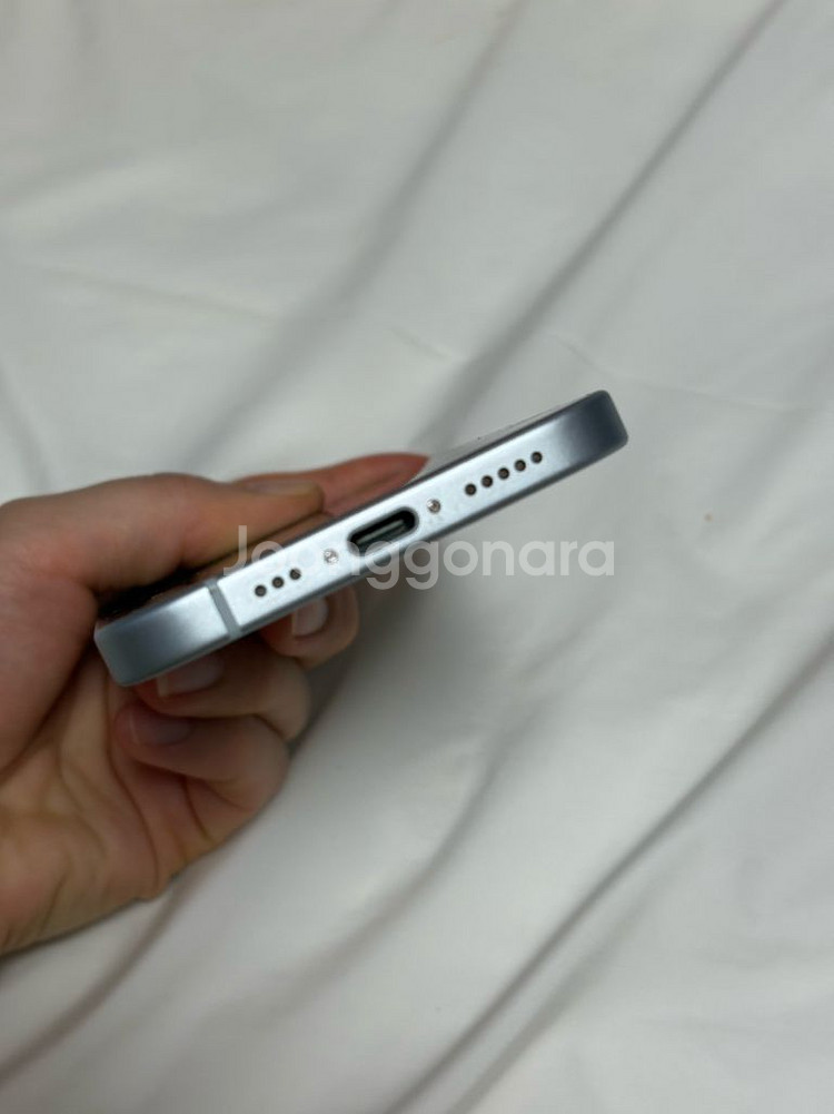 아이폰15 블루 256GB--5