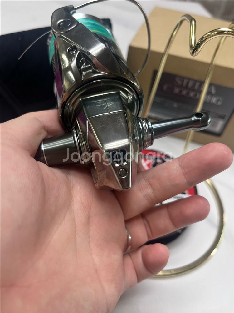 시마노 22 스텔라 C3000MHG 라인포함 윤성보증--3