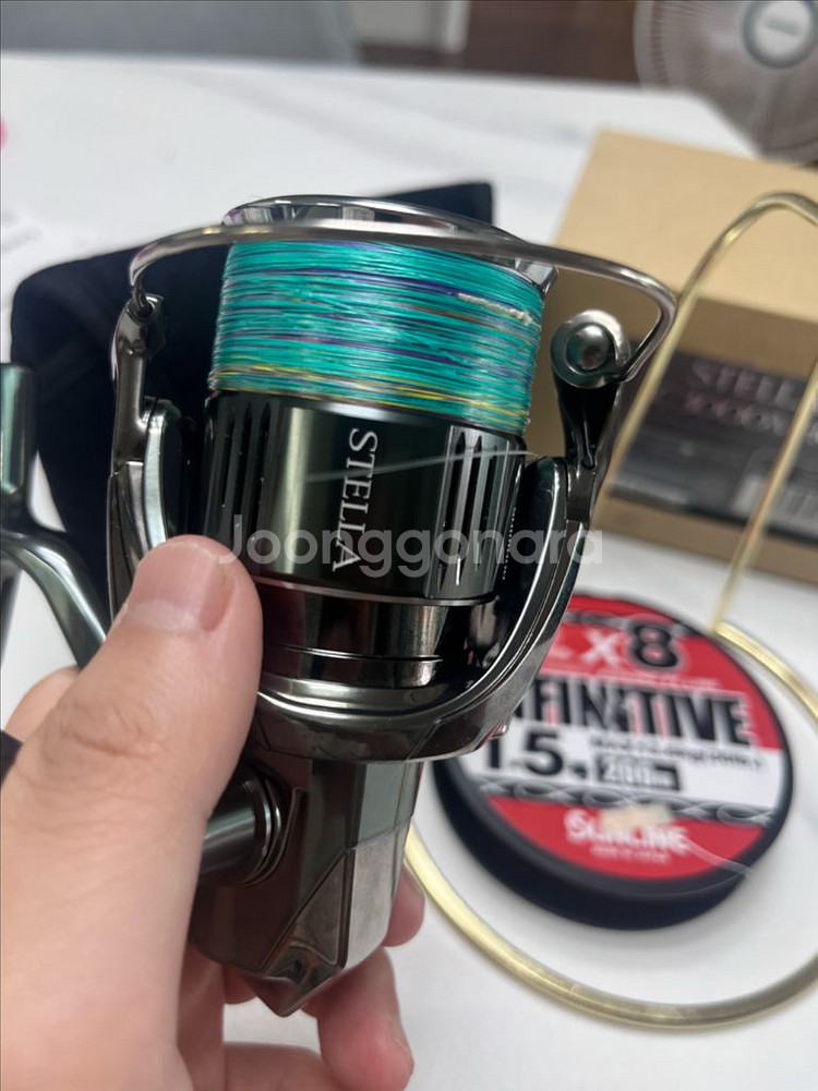 시마노 22 스텔라 C3000MHG 라인포함 윤성보증--4