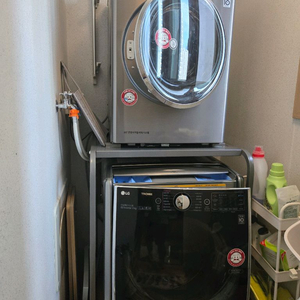 LG 트롬 세탁기 17kg + LG 건조기 9kg