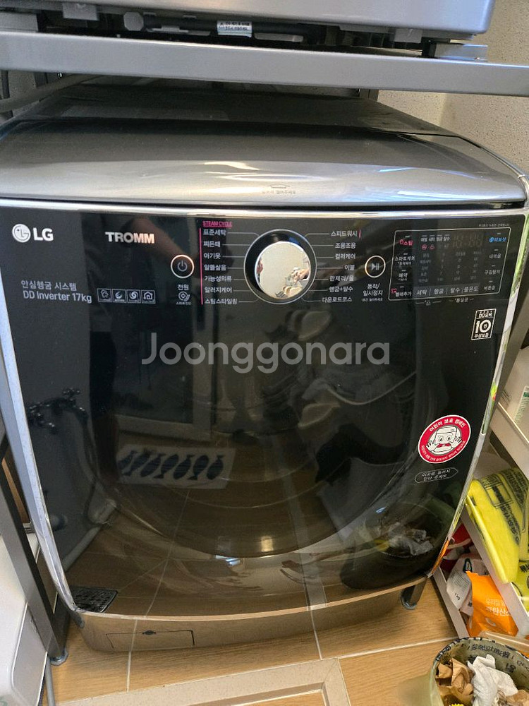 LG 트롬 세탁기 17kg + LG 건조기 9kg--1