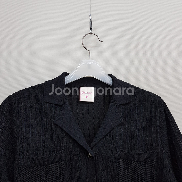 한섬 SJSJ 2023 오픈카라 포켓 가디건 F90 사--1