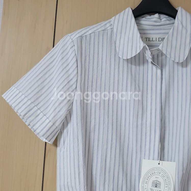 택달린새상품) 틸아이다이 스트랩 포인트 반팔 셔츠--7