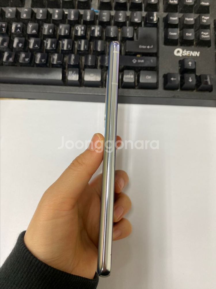 갤럭시S21플러스 외관깨끗 실버 256GB 잔상폰--4