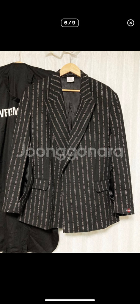 베트멍 19aw Stretch-twill 블레이저 S--5