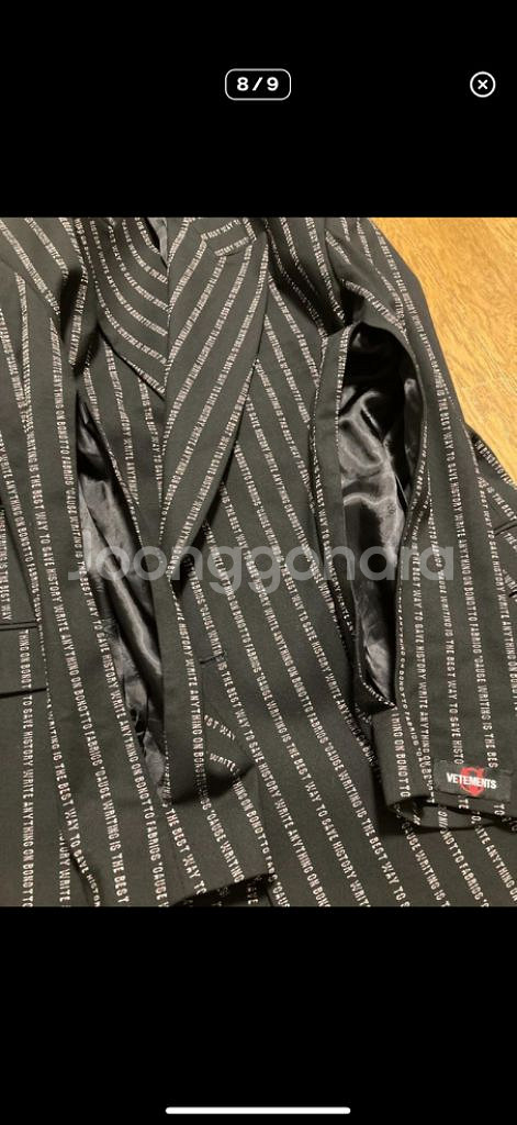 베트멍 19aw Stretch-twill 블레이저 S--7
