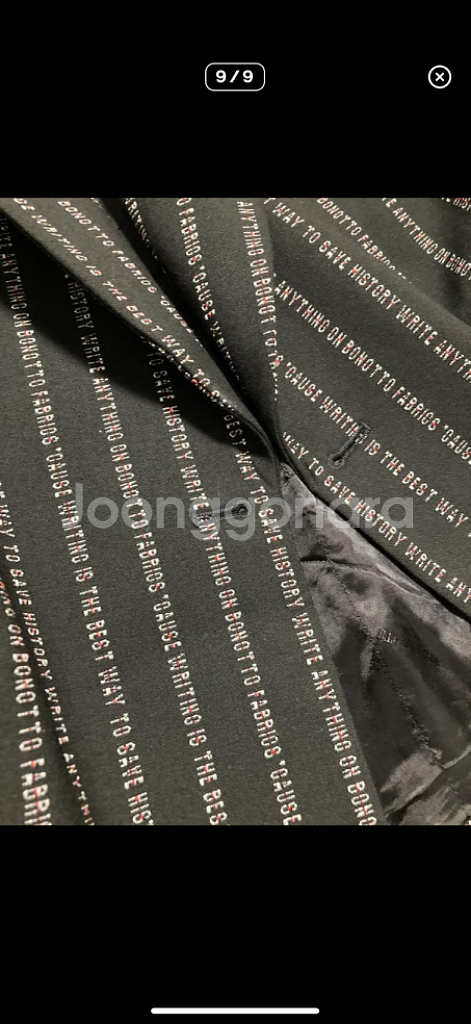 베트멍 19aw Stretch-twill 블레이저 S--8