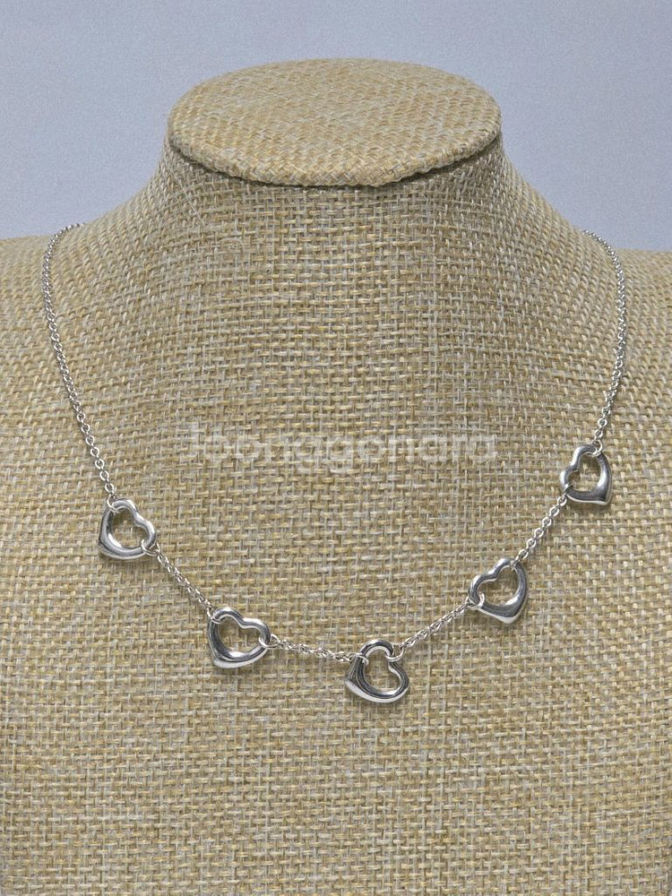 티파니오픈하트목걸이 정품--0