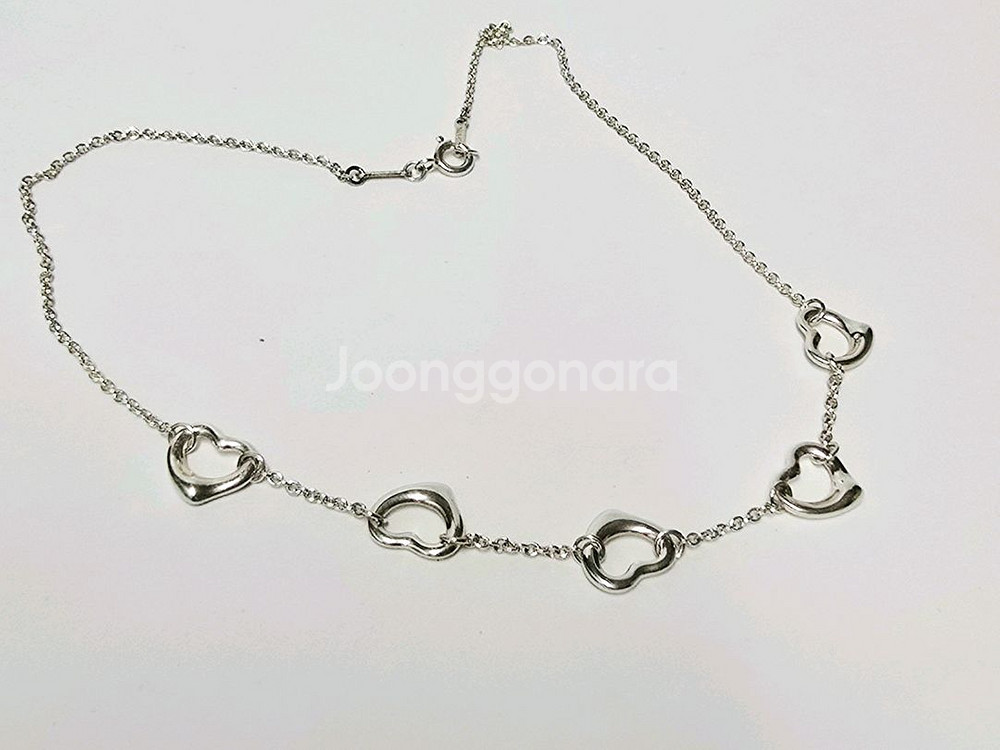 티파니오픈하트목걸이 정품--1