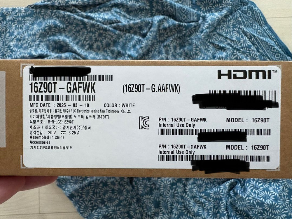 LG 그램 노트북 새상품 / LG Gram 16Z90T 이미지