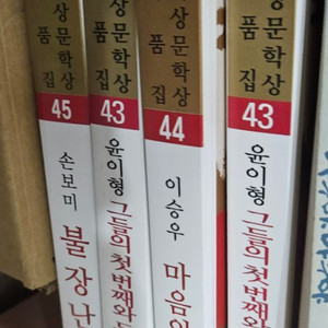 이상문학상 소설들