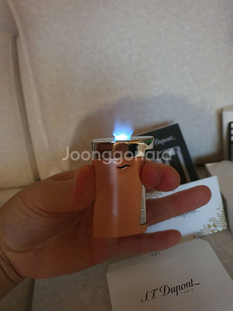 풀세트 듀퐁라이터 슬림7 027704 브러쉬드 로즈골드--0