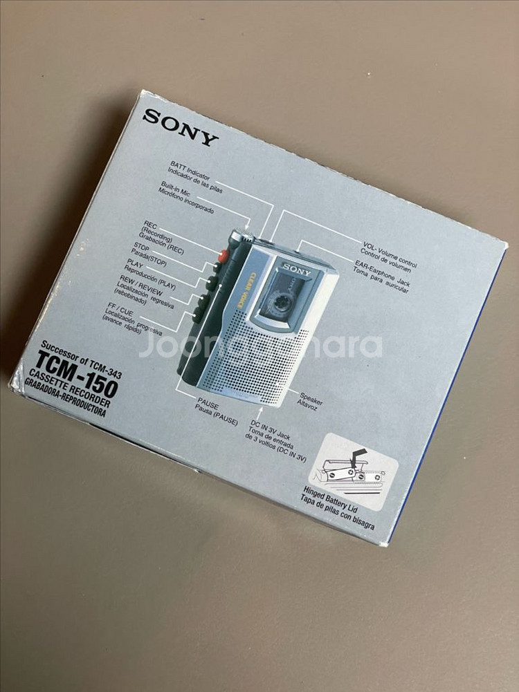 SONY 소니 TCM-150 카세트 녹음기 미사용품--2