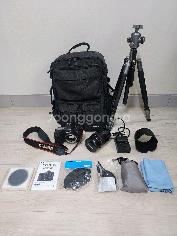 캐논 EOS 6D 카메라 24-70 렌즈 가방 삼각대--0