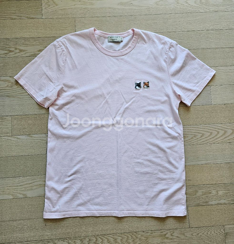 메종키츠네 라운드티셔츠 반소매 반팔티셔츠 002(M)--0