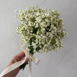 웨딩 부케 조화 안개꽃 셀프웨딩