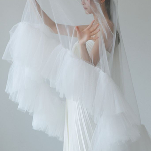 웨딩베일 롱 베일 셀프웨딩