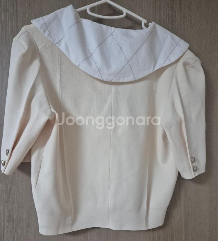 한섬 타임 세일러 카라 가디건 새상품 판매 23ss--2