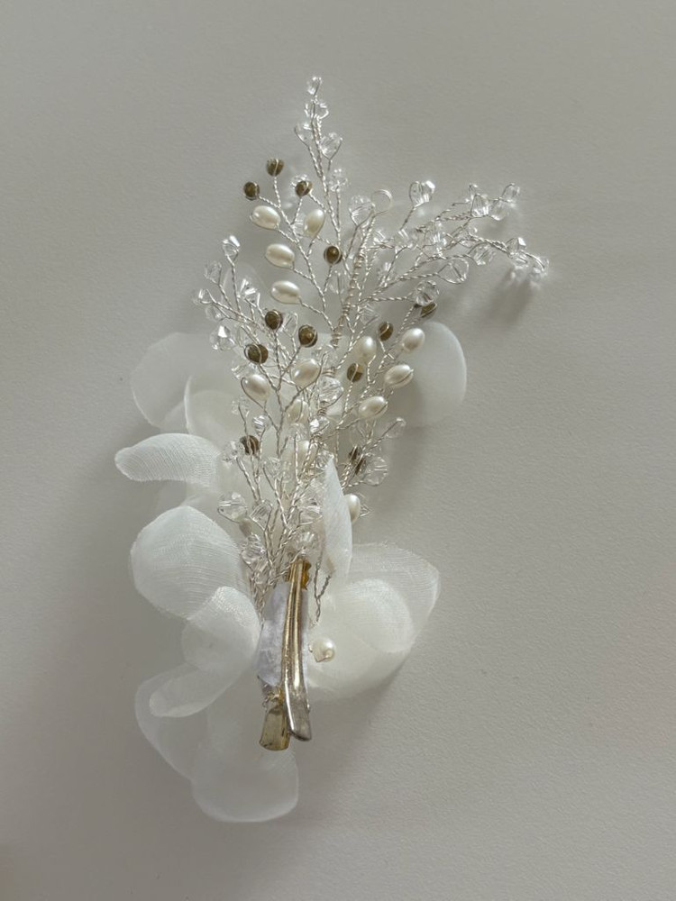 셀프 웨딩 헤어핀 헤어클립--1