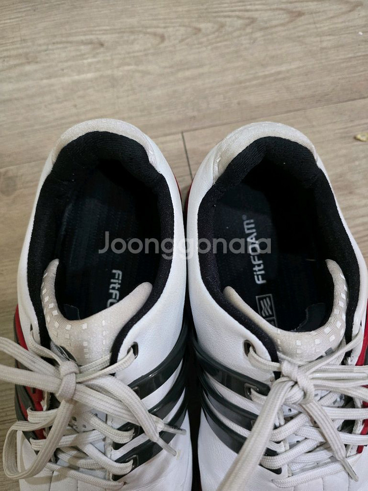 아디다스 골프 투어360 가죽골프화 255mm--2