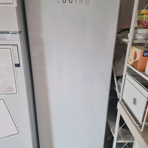 (제주도) 쿠잉 1도어 서랍식 냉동고 화이트 164L
