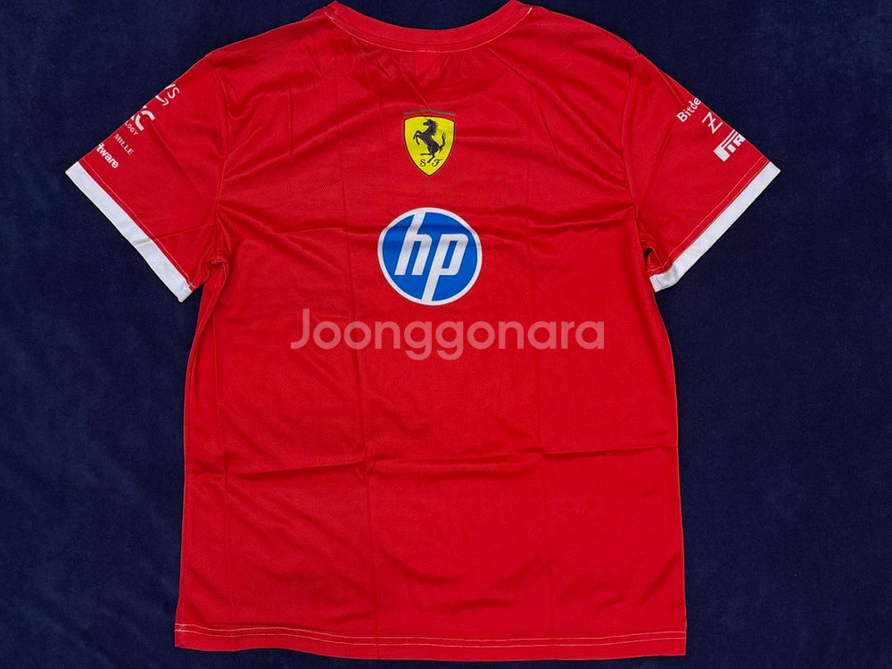 2025년 F1 페라리 레이싱 반팔 티셔츠--6