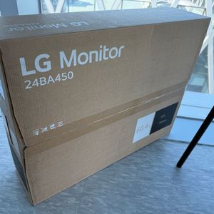 LG 24BA450 24인치 피벗 모니터 개봉후 미사용
