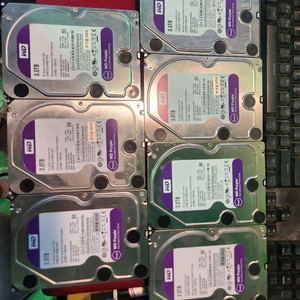 WD 3.0 3TB HDD 7개 잇어요