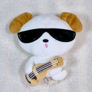 락스타 기타 강아지 선글라스 울먹울먹 인형