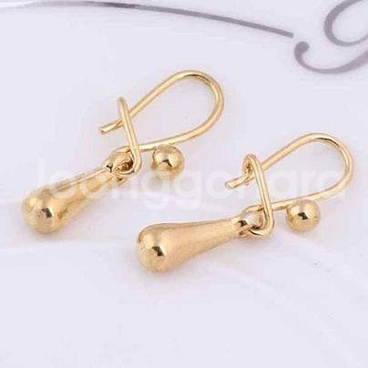 새 골드 18K GP 귀걸이 패션 여성 금 쥬얼리 선물--1