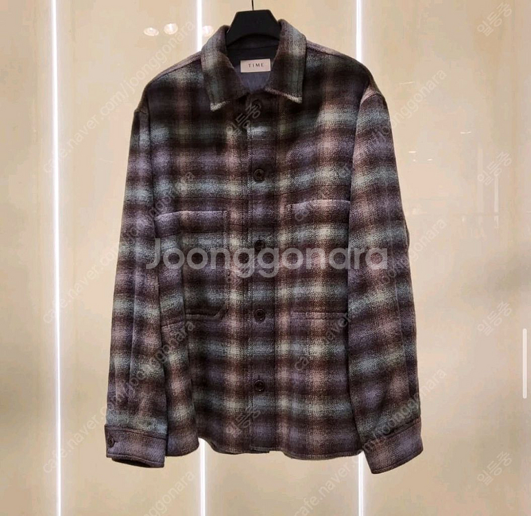 타임옴므 23fw 체크셔츠--0