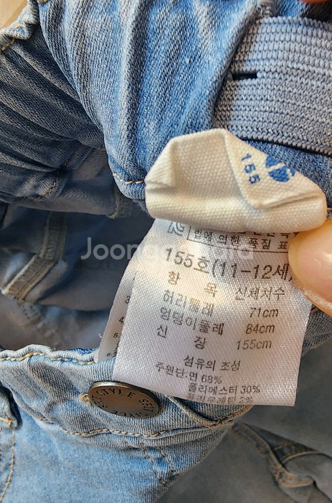 아동 데님반바지 155--2