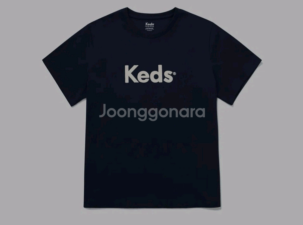 Keds 케즈 에센셜 네이비 티셔츠--3