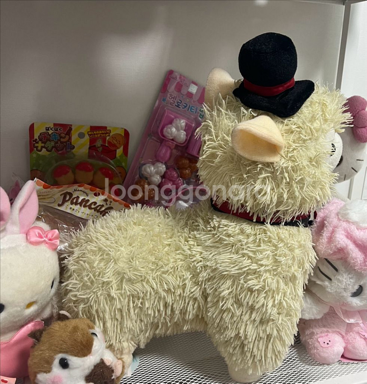 고전 어뮤즈 일본 알파카 인형 빈티지 동물 산리오 산엑--1