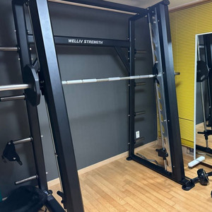 디랙스 스미스머신 + 바벨 105kg