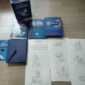 신데렐라의 스페셜 에디션 DVD박스 +오리지널 스케치