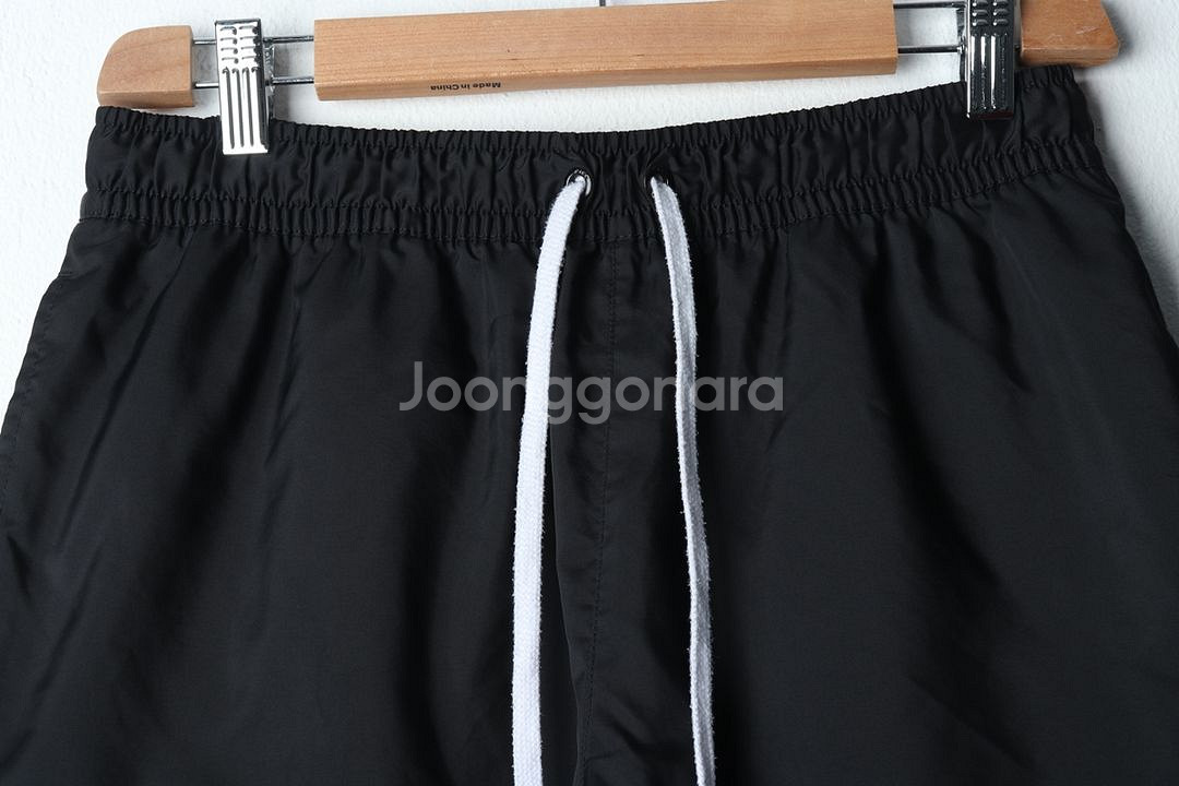 (L) 나이키 반바지 팬츠 데미지 블랙 밴딩--2