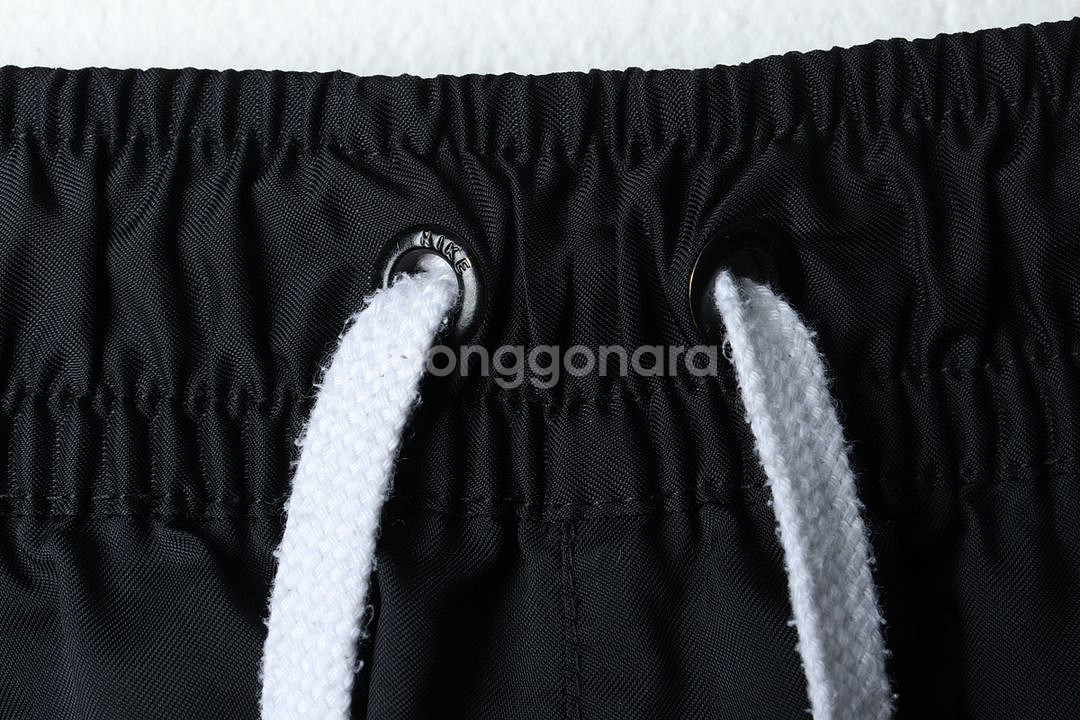 (L) 나이키 반바지 팬츠 데미지 블랙 밴딩--5