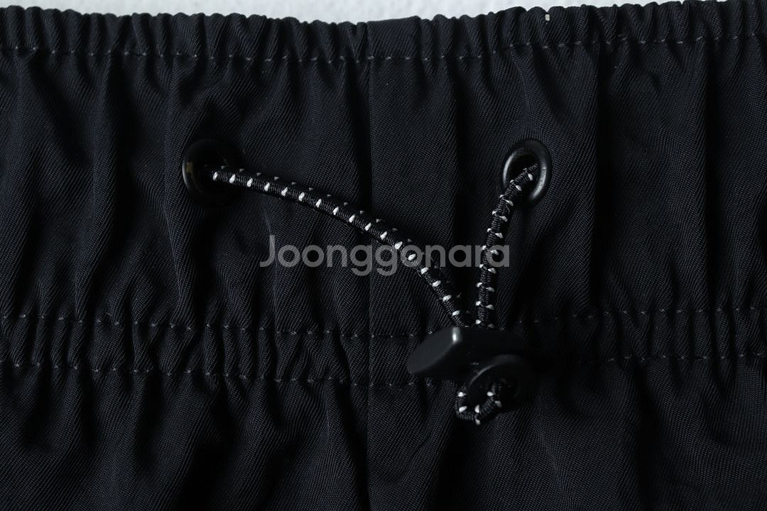 W(L) 나이키 반바지 팬츠 블랙 나일론 밴딩--4