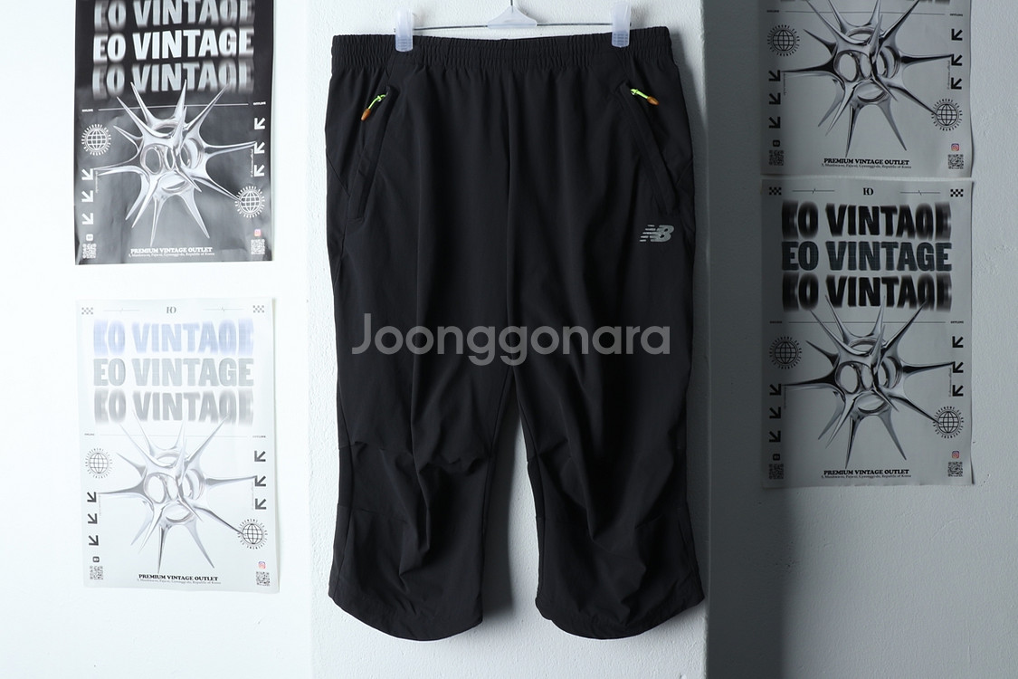 (M) 뉴발란스 반바지 팬츠 나일론 밴딩 부--1