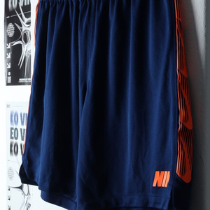 (XL) 나이키 반바지 팬츠 축구 네이비 밴딩