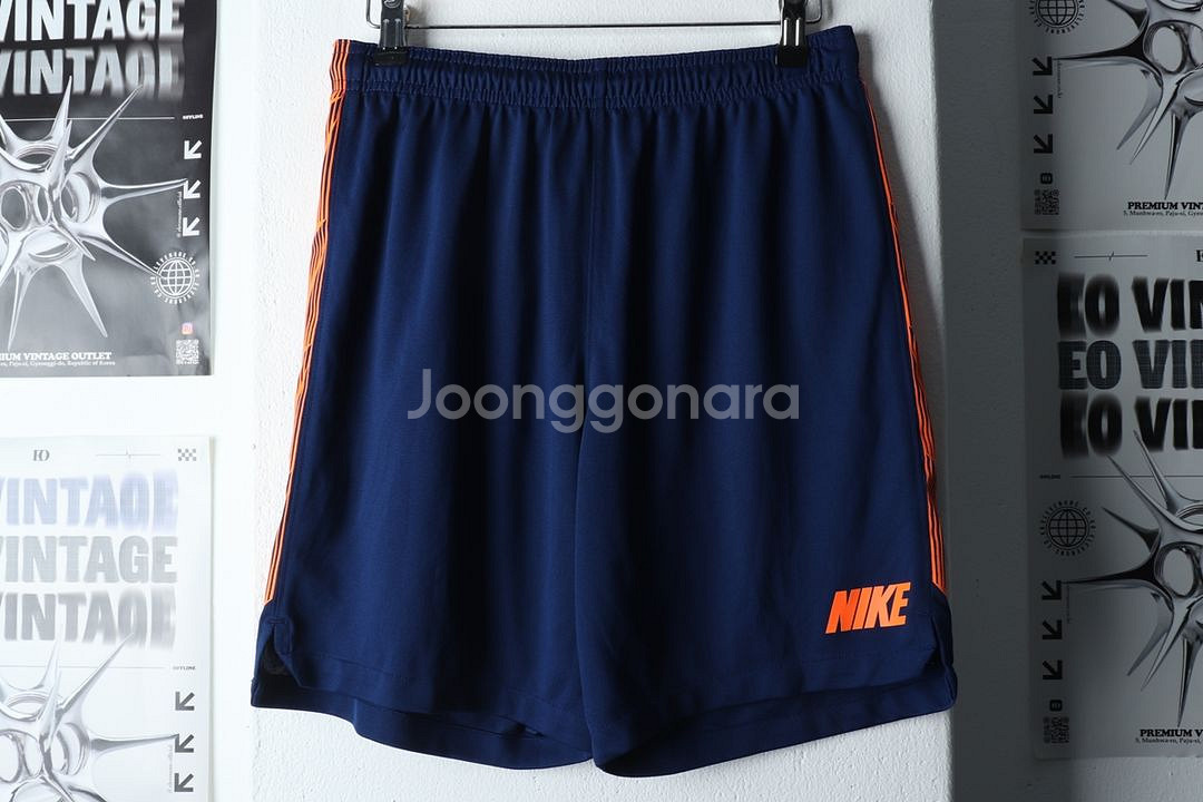 (XL) 나이키 반바지 팬츠 축구 네이비 밴딩--1