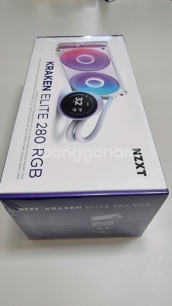 미개봉 크라켄 엘리트 V2 신형 쿨러 NZXT--1