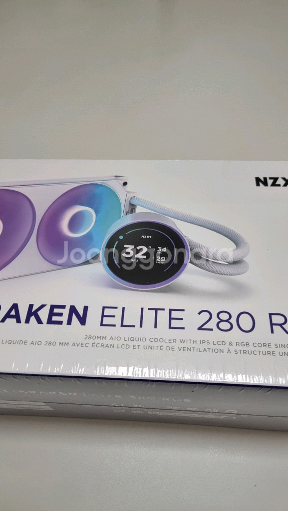 미개봉 크라켄 엘리트 V2 신형 쿨러 NZXT--2