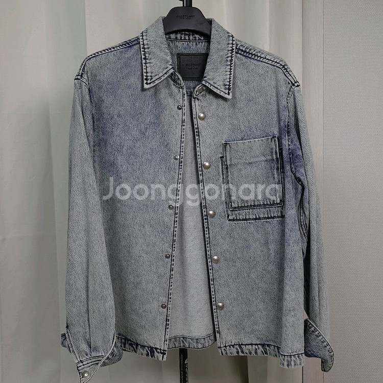 (M) 질스튜어트 22FW 솔리드데님셔츠--0